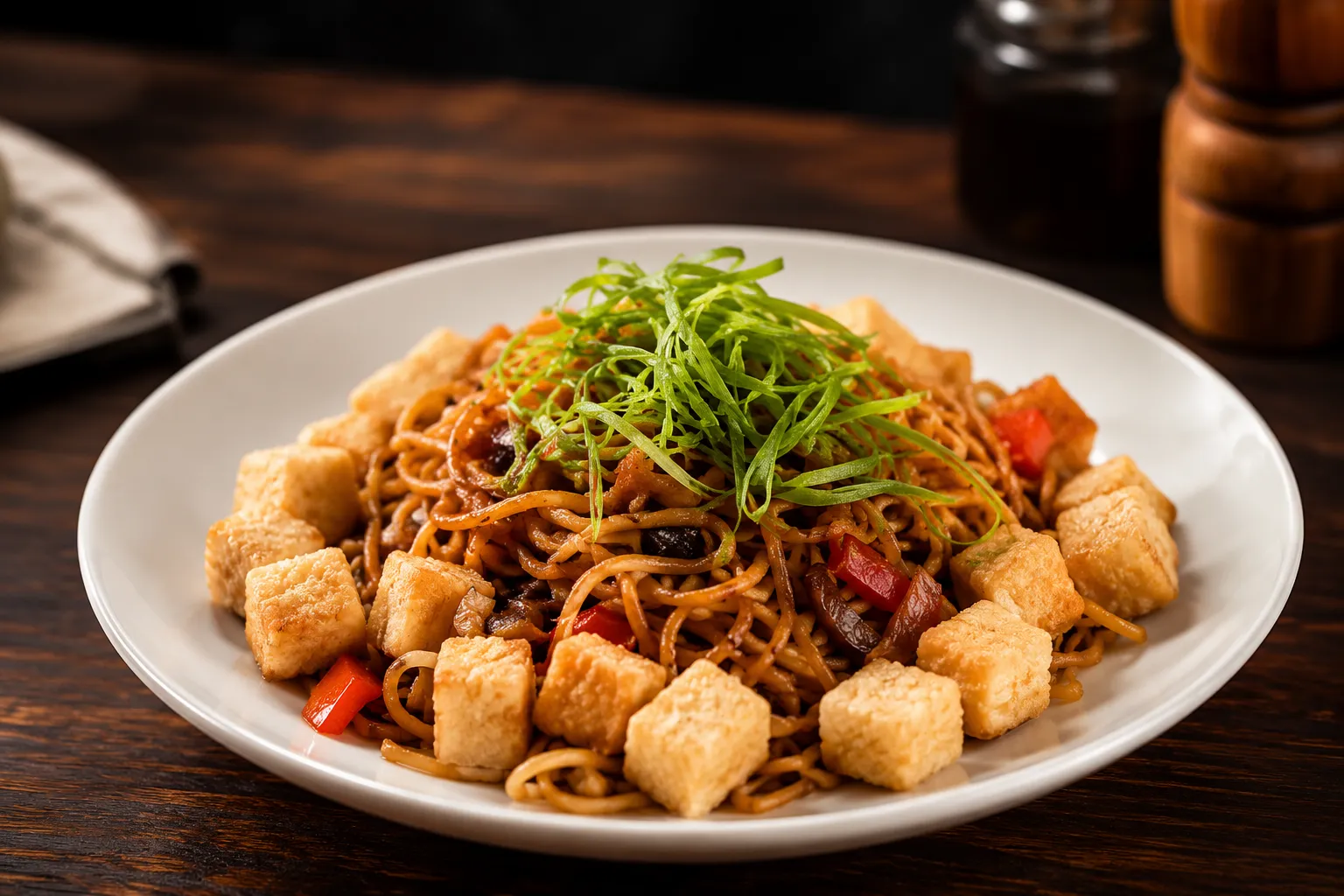 Hakka Noodles at Bizarre Gastro Pub Calgary SE