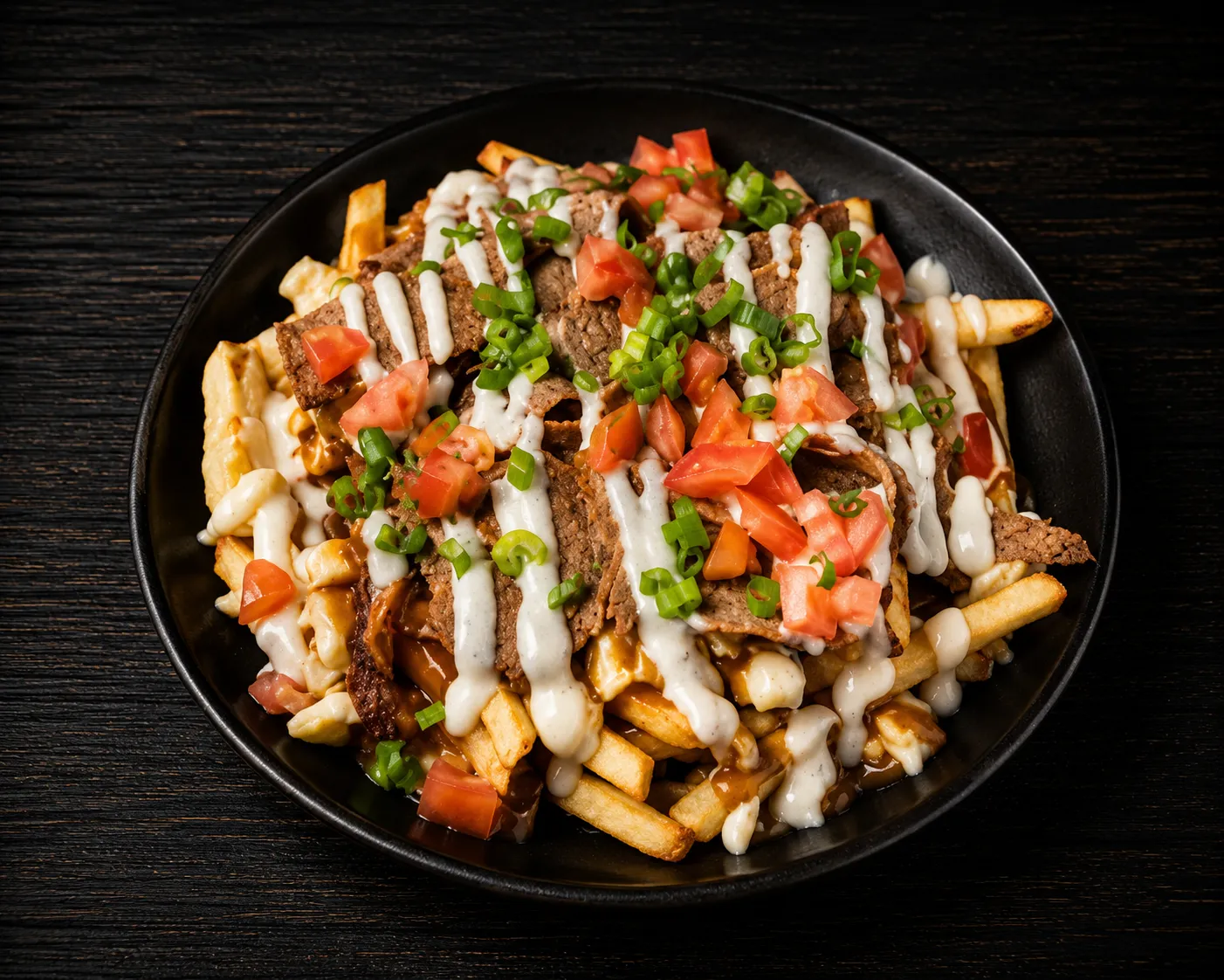 Donair Poutine delivery to Dover, Calgary from Bizarre Gastro Pub